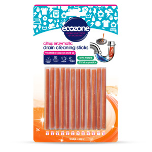 Ecozone enzymatické čisticí tyčinky do odpadu citrus 12ks